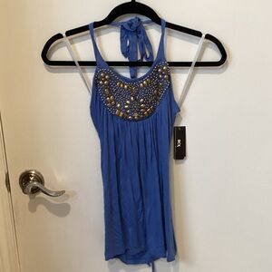 BCX Royal Blue Embellished Camisole